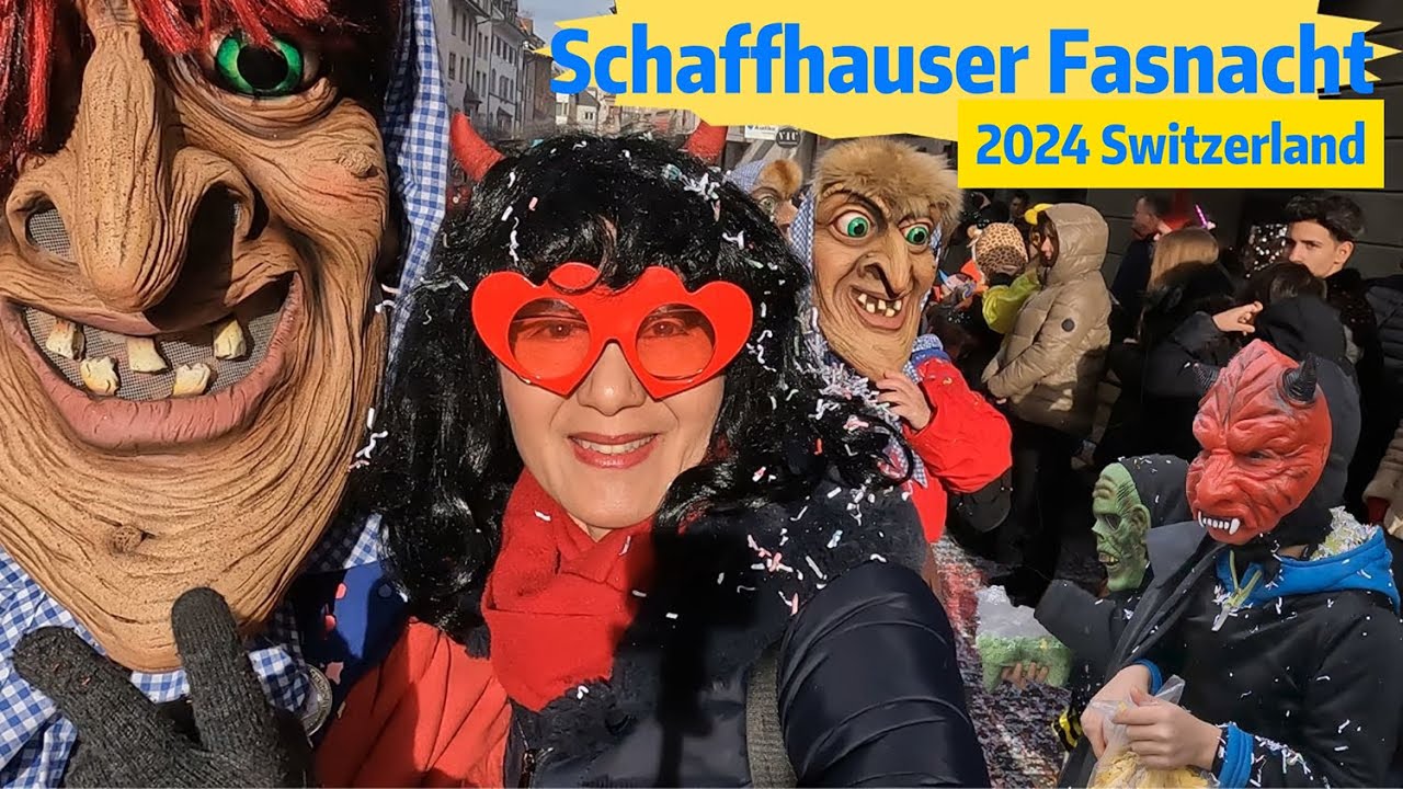 🇨🇭Schaffhausen Fasnacht 2024, Switzerland//Schaffhauser Fasnachtumzug