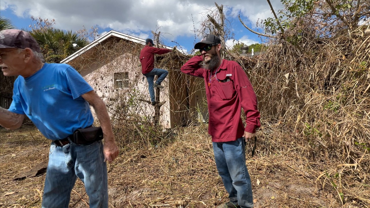 Когда мы вернулись… газонокосилки уже не было.