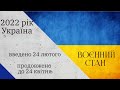 Воєнний стан в Україні 24.02.2022-24.04.2022