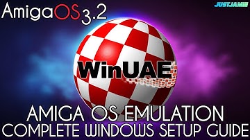 WinUAE Amiga OS 3.2 Simple Installation Guide #amiga #commodoreamiga #winuae