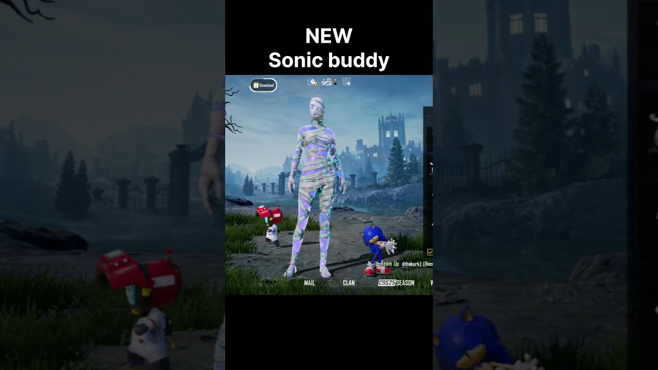 pubg mobile new sonic buddy free lucky spin 