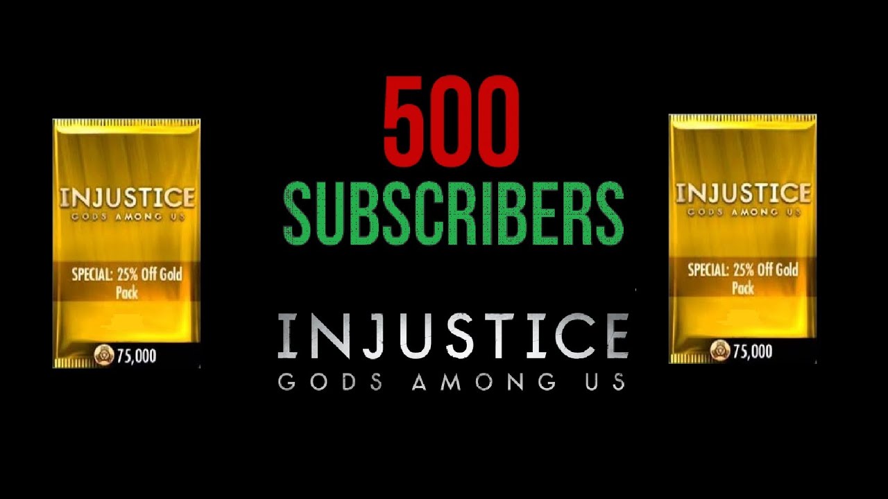 Injustice iOS - 500 Sub Special (CLOSED)/Booster Pack Opening ...