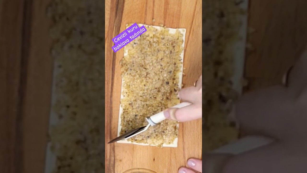 Cevizli kuru baklava tadında👉tarif yorumda 👈#shorts #pratiktarifler #yemektarifleri #tarif #trending