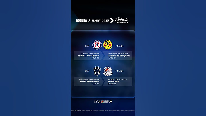 Horarios semifinales #ligamx2024 Cruz Azul vs américa Monterrey vs San Luis #ligamexicana
