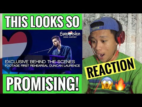 Eurovision 2019: Duncan Laurence “Arcade” | The Netherlands 🇳🇱 First Rehearsals [REACTION]
