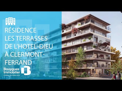 Résidence les Terrasses de l'Hôtel-Dieu à Clermont-Ferrand | Nos projets immobiliers neufs