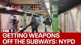 NYPD announces a new way to get weapons off the subways after multiple stabbings