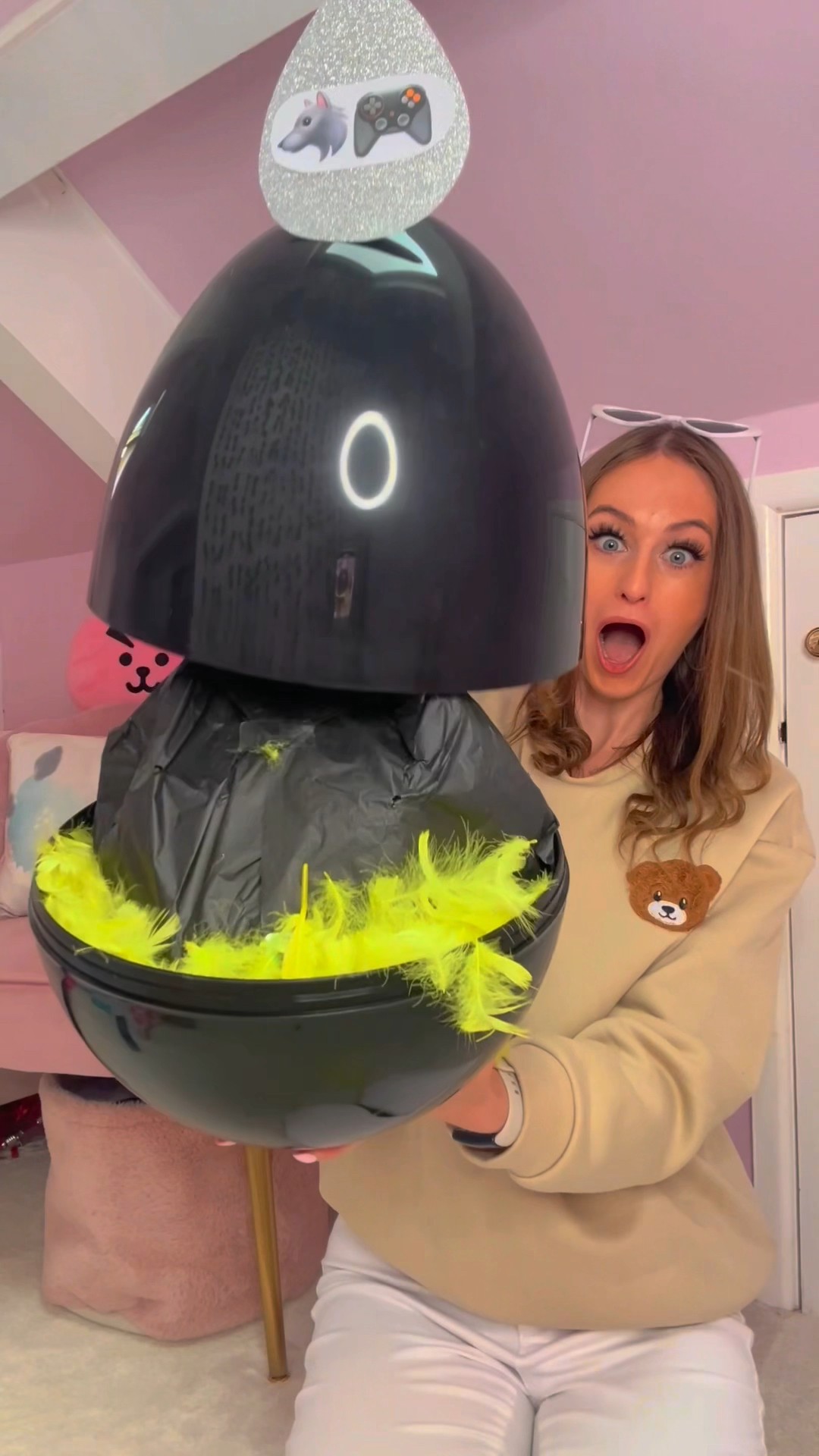 [ASMR] *WORLDS BIGGEST* Rainbow Mystery Eggs - EGG 13!!?? #Shorts