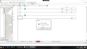 Delta plc  "FLASHING CIRCUIT" programming