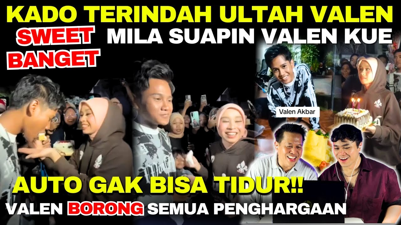 Sweet! Jadi Kado Spesial Ulang Tahun Valen di Suapin Mila Kue, Borong Semua Penghargaan Sosmed Award