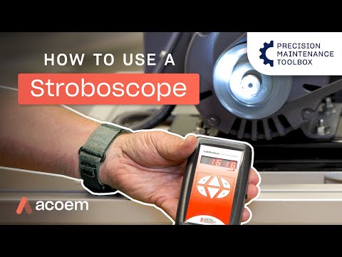 Видео: How To Use A Stroboscope to Measure RPM | Precision Maintenance Toolbox | ACOEM
