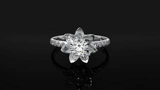 LOTUS FLOWER DIAMOND RING - LOTUS NO. 3