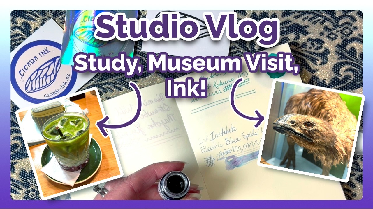 Study, Museum Trip, Ink! | Studio Vlog