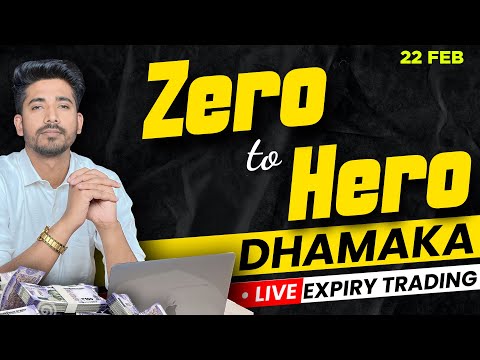 22 February Live Trading | Live Intraday Trading Today | Bank Nifty option trading live Nifty 50