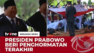 President Prabowo Leads Funeral Procession For Try Sutrisno  Breaking News