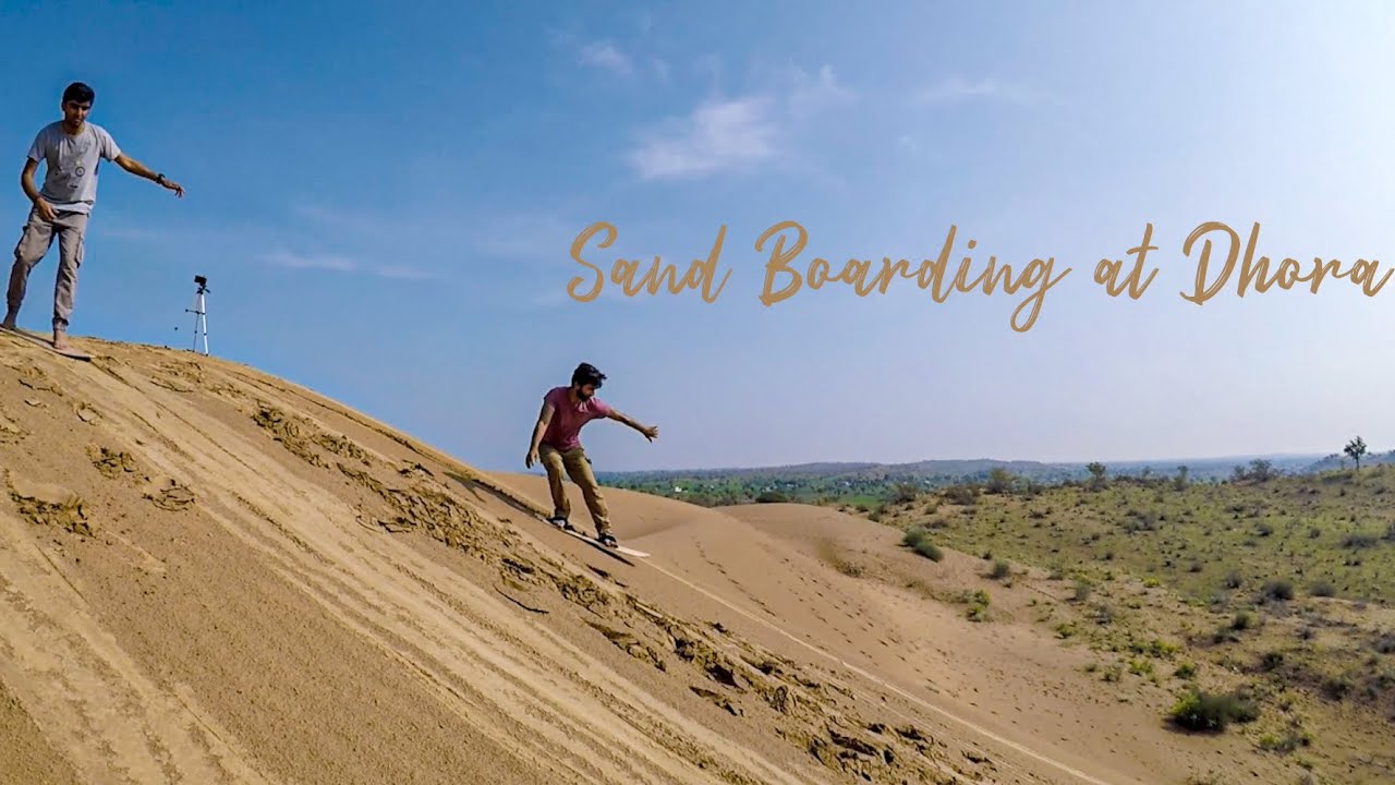 Sand boarding in Rajasthan