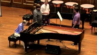 John Zorn - Camarón for piano and four percussion, from Aporias