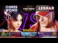 SF6 ▰ CHRIS WONG (Mai) vs LESHAR (Terry) 👊 Ranked Match - High Level Gameplay