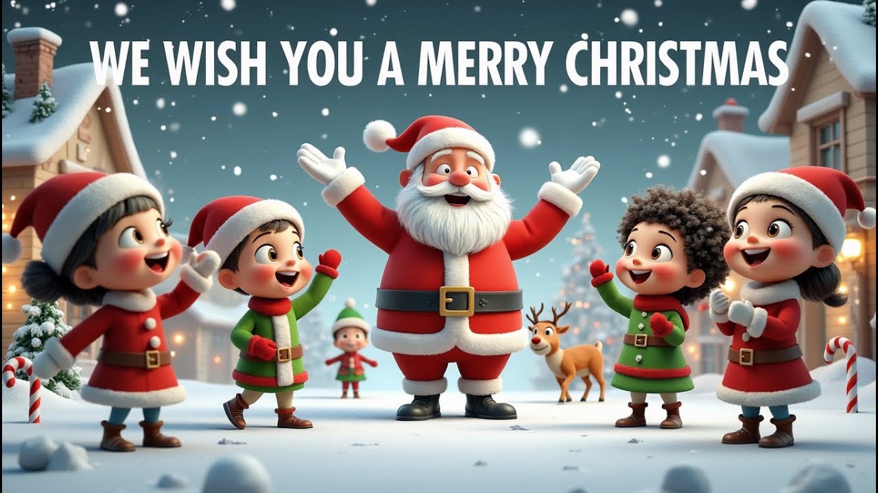 We Wish You a Merry Christmas 🎅 | Kids Christmas Song | Sing Along ...