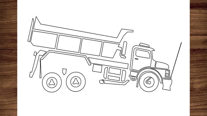 fazendo desenho de caminhão arqueado｜Pesquisa do TikTok