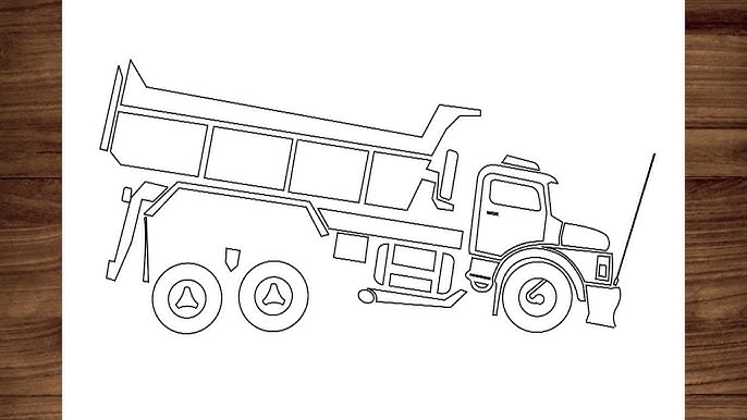 HOW TO DRAW AN ARCHED TRUCK STEP BY STEP - FOR BEGINNERS 