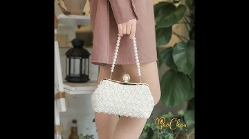 Ví Đi Tiệc Ngọc Trai DIOR Cao Cấp Bảo Châu VICL NTTR2