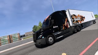 REAL REALISTIC HIRSCHBACH FREIGHTLINER CASCADIA AMERICAN TRUCK SIMULATOR RTX 4060 VR 1.50.1