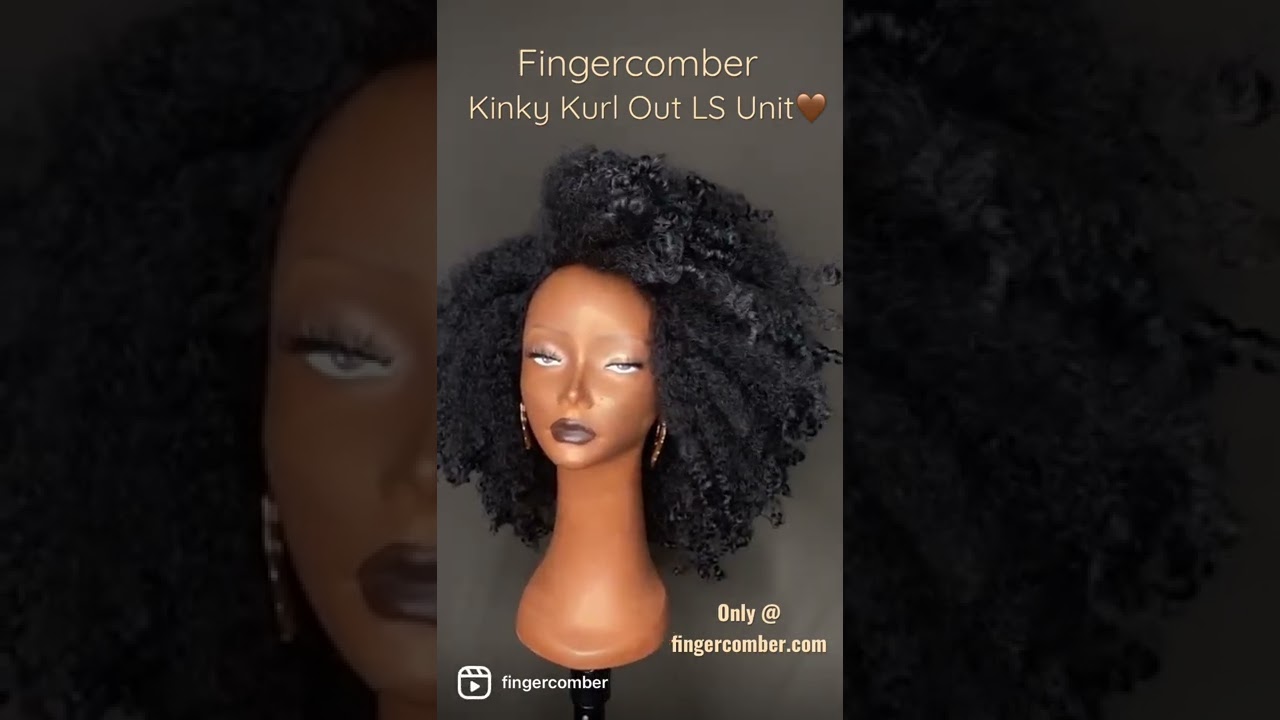 The FINGERCOMBER KINKY KURL OUT LS Unit 🤎
