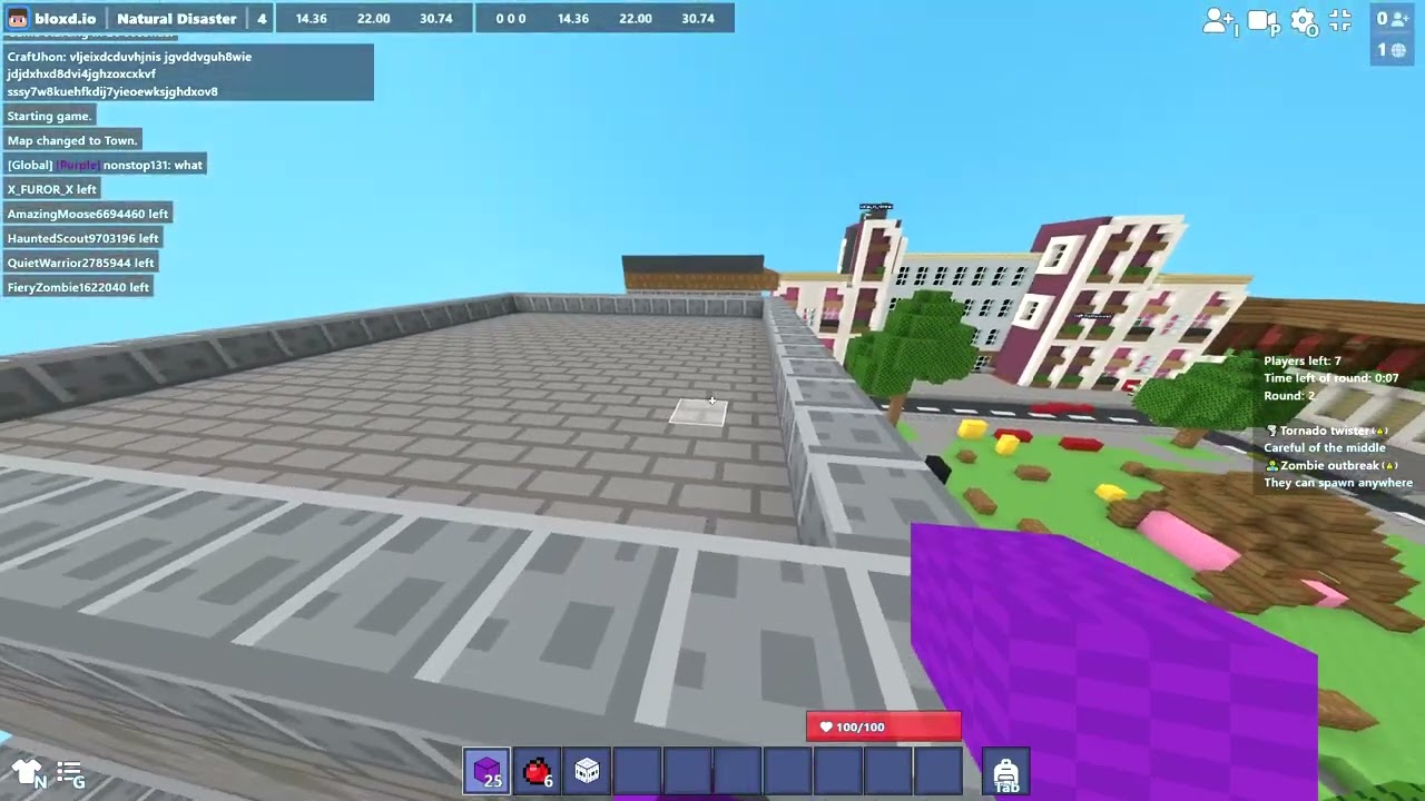 Natural Disaster on bloxd