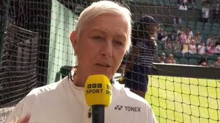 Martina Navratilova shuts down BBC commentator after painful Wimbledon reminder