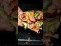 Fast-paced gyoza skin pizza #asmr #cooking #satisfying