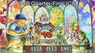 TWW Randomizer Tournament Season 9: WB Quarter-Final (G1) - Dadvocate vs. gymnast86 @ZSRVideos