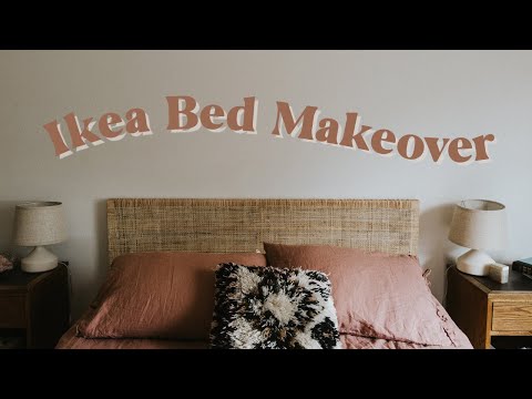 DIY Cane Headboard - Ikea TARVA Bed Hack