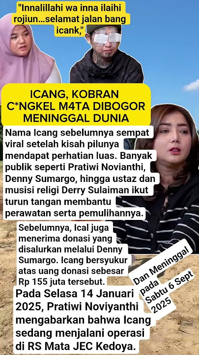 Faisal Nasution alias Icang, korban peristiwa tragis meninggal dunia #2025 #infoterkini #beritaviral