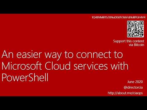 An easier way to connect to Microsoft Cloud Services with PowerShell
