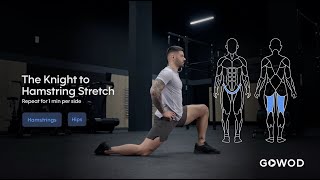The Knight to Hamstring Stretch Mobility Exercise