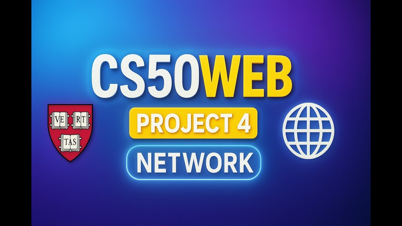 CS50 WEB – Project 4– Network - YouTube