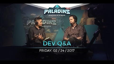 Paladins - Season 1 Developer Q&A (Live Show VOD)