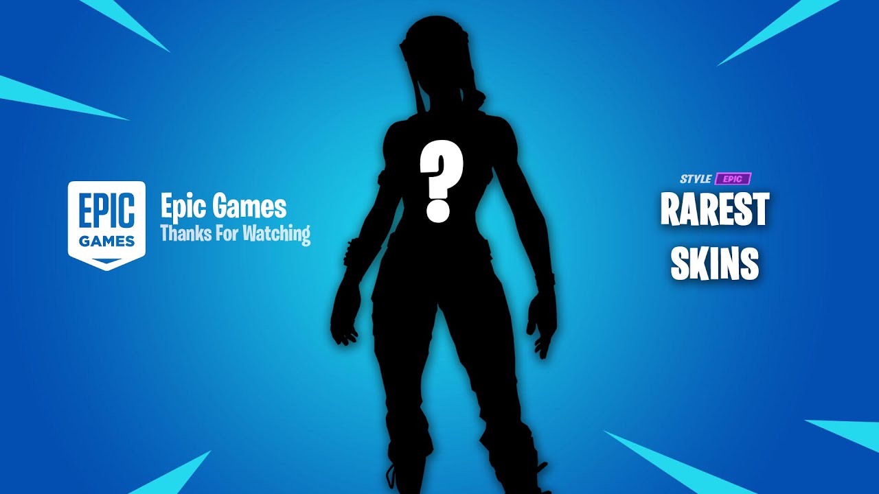 RAREST SKINS IN FORTNITE