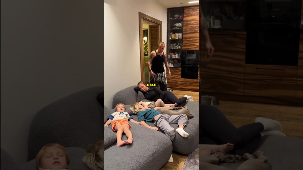 Dad Gets Caught Being Romantic 😂(@pavlov_family_) — Transcript