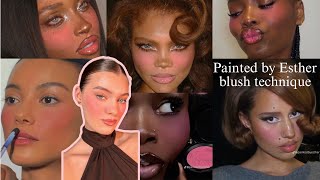 ATTEMPTING to recreate the one and only blush technique by Painted by Esther🤍