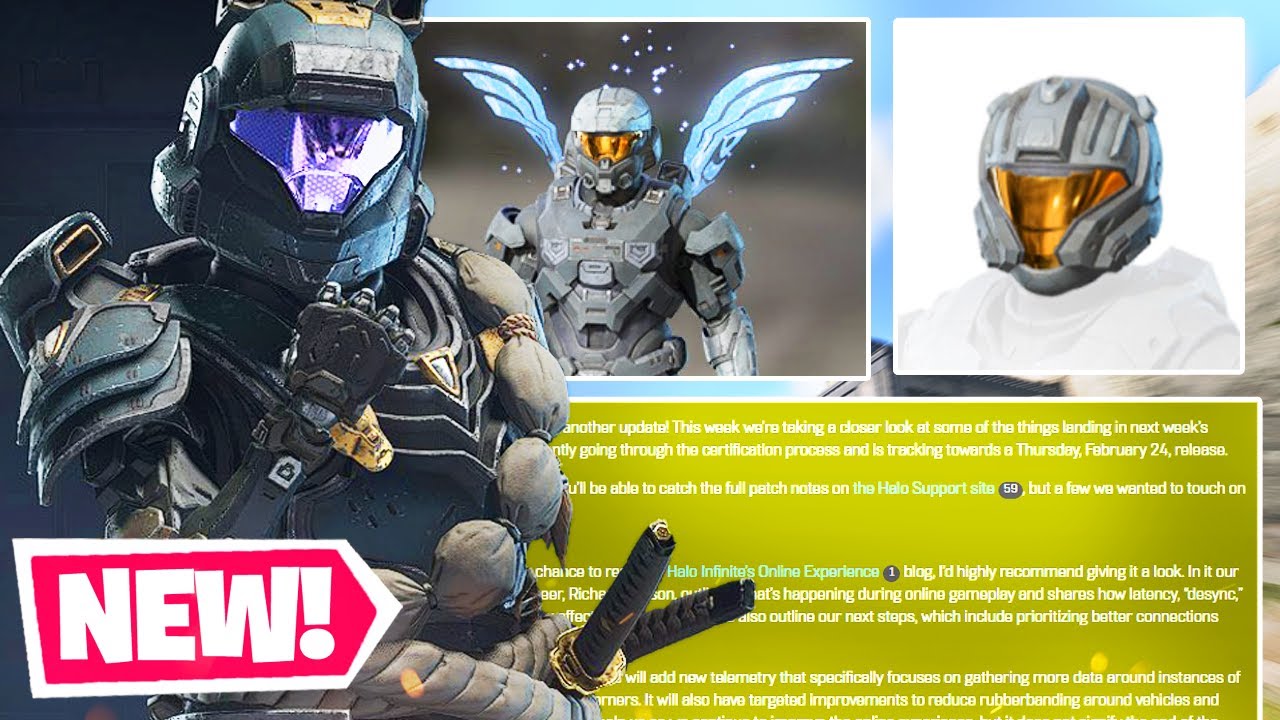 HALO INFINITE MID SEASON UPDATE DETAILS! NEW HALO INFINITE FEBRUARY MID SEASON UPDATE LEAKED!