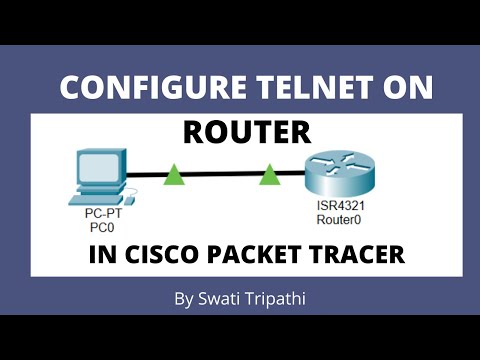 Telnet on Router in Cisco Packet Tracer