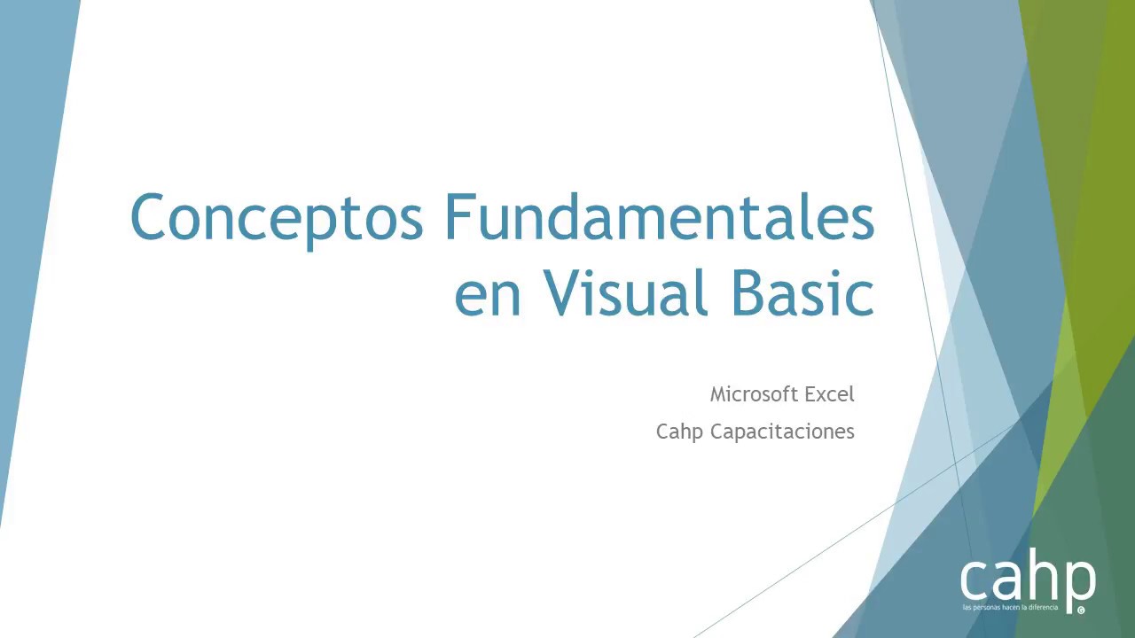 3 - Conceptos Fundamentales de Visual Basic - YouTube