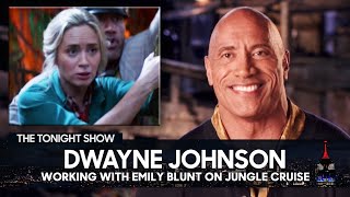 Dwayne Johnson Compares Emily Blunt to Indiana Jones in Their Film Jungle Cruise | The Tonight Show