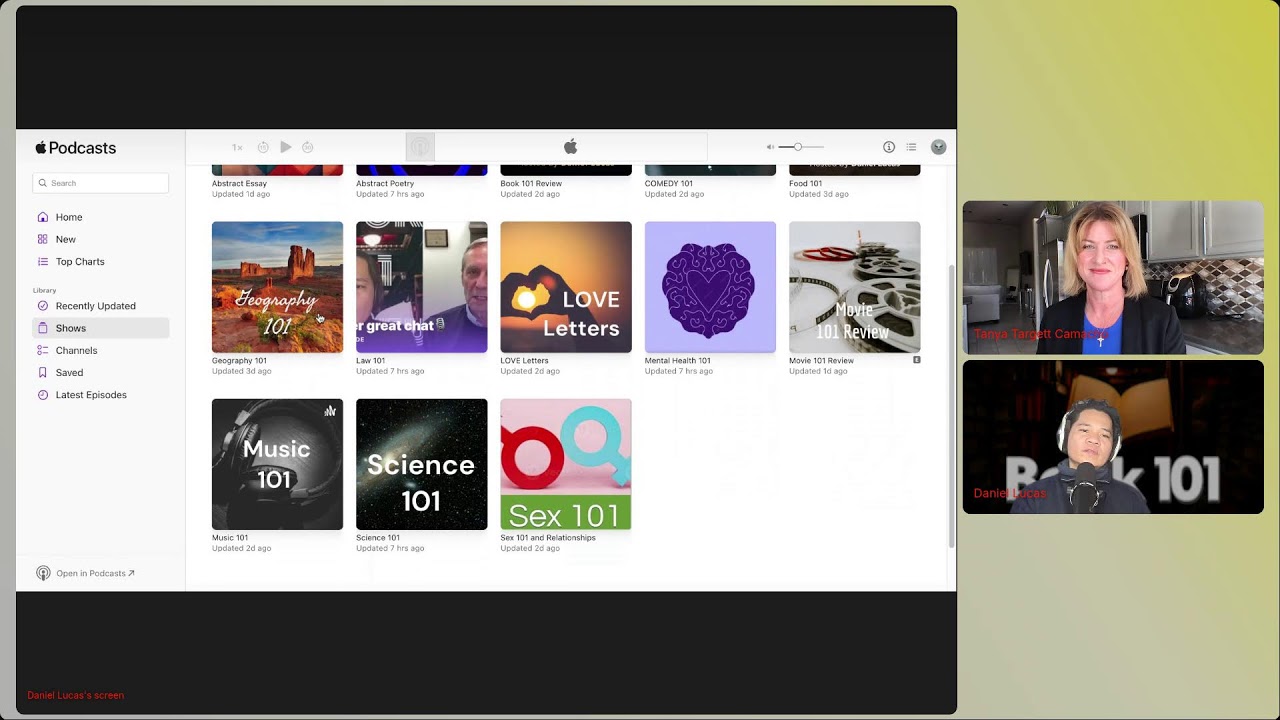 Book 101 Review, in its fifth season, features Tanya Targett Camacho as my guest.