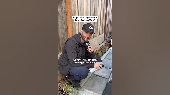 Is Spray Painting Pavers a Smart Business Move? #Shorts