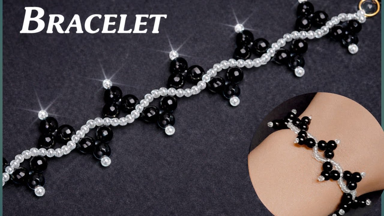 How To Make A Bracelet With Beads | Diy Beautiful Beads Bracelet