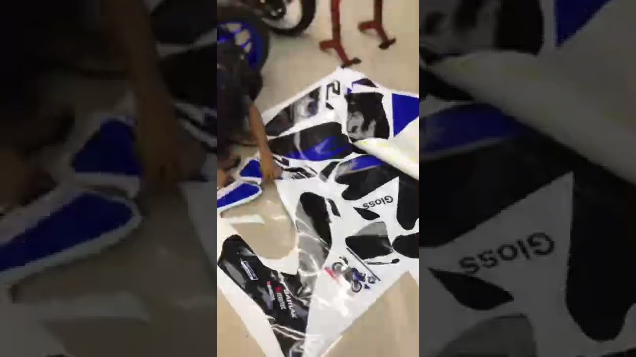 Cara pasang stiker decal R25 ala Reydecal Bekasi