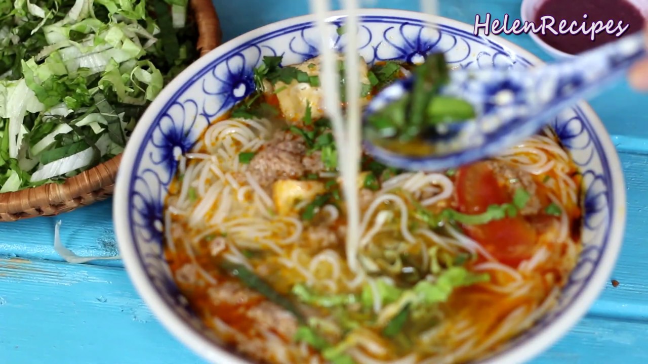 Authentic BUN RIEU | Helen's Recipes - YouTube